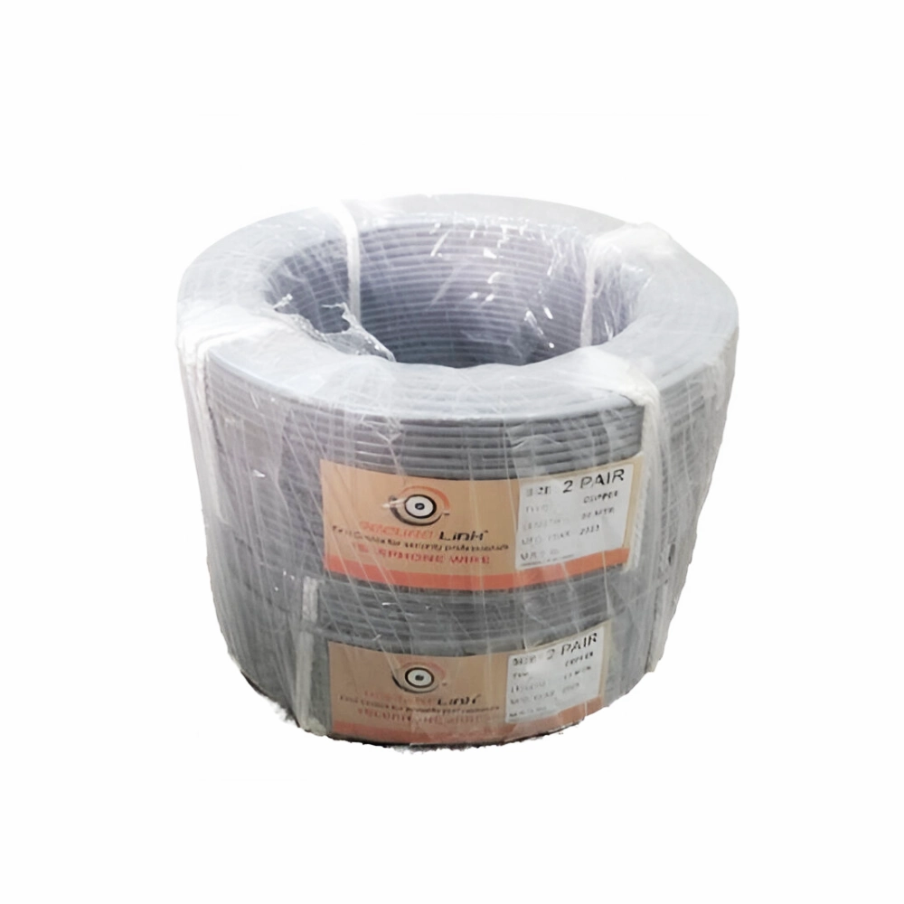 Securelink Telephone Cable 0.4mm 2 Pair 90m Grey